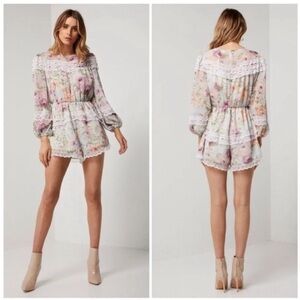 Elliatt Karishma Floral Lace Romper